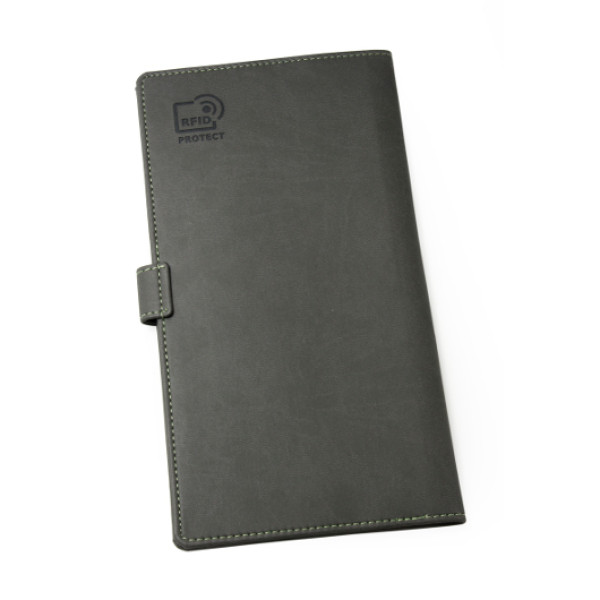 Портмоне з хлястиком з RFID Protect ПРІНТ