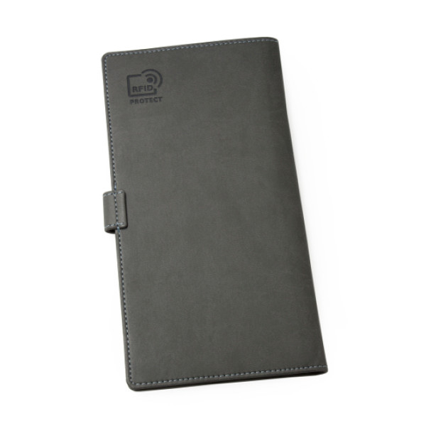 Портмоне з хлястиком з RFID Protect ПРІНТ