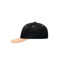 Кепка 6 клинів, козирок із корка, Cork Flat Peak Cap