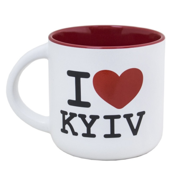 Горнятко I Love Kyiv колір білий