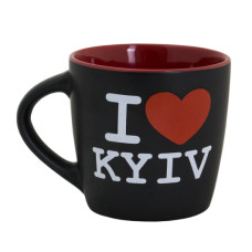 Горнятко I Love Kyiv колір чорний