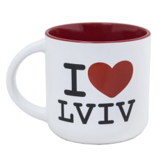 Горнятко I Love Lviv колір білий