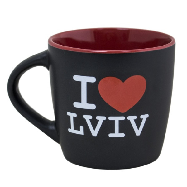 Горнятко I Love Lviv колір чорний