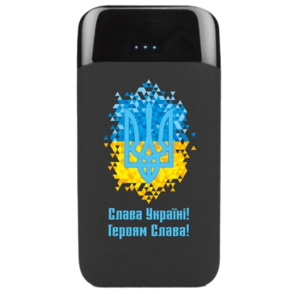 Пауербанк підсвітка герба Слава Україні! Героям Слава! LUX8 8000mAh