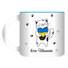 Горнятко Котик Love Ukraine