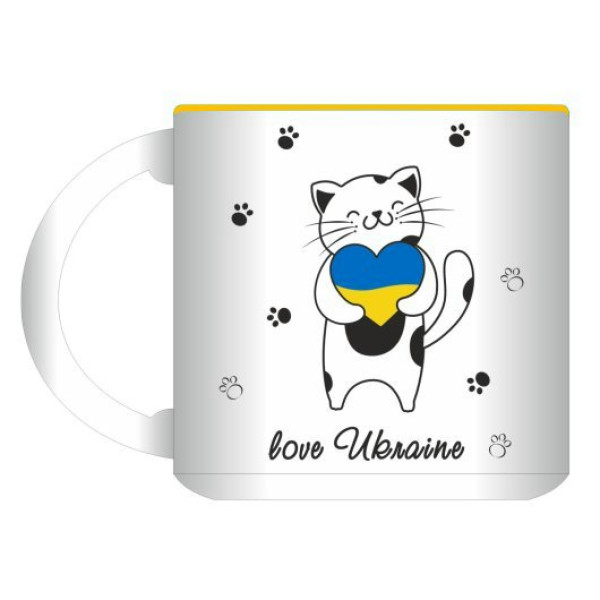 Горнятко Котик Love Ukraine