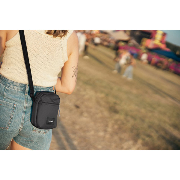 Сумка через плече антизлодій Pacsafe® GO Micro Crossbody, 4 ступені захисту