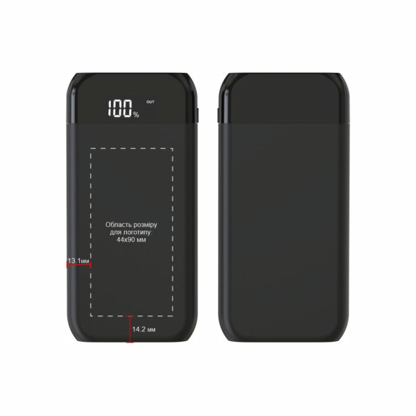 Повербанк 10000mah ChargeVault, 2 USB