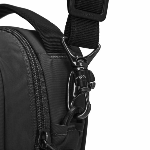 Сумка через плече антизлодій Pacsafe® LS100 crossbody, 6 ступенів захисту