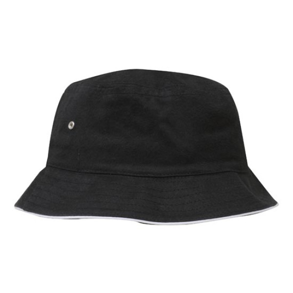 BRUSHED SPORTS TWILL BUCKET HAT, L/XL