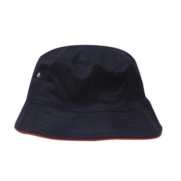 BRUSHED SPORTS TWILL BUCKET HAT, L/XL