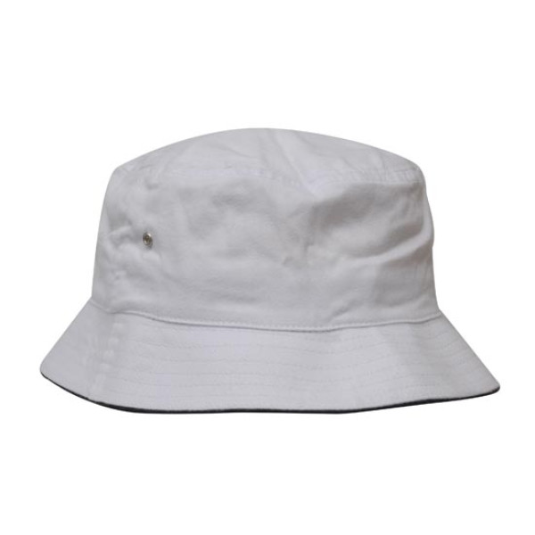 BRUSHED SPORTS TWILL BUCKET HAT, L/XL