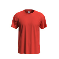 Футболка Stedman Classic Men бавовна 155 г/м2, оранжева (BOR), S
