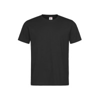 Футболка Stedman Comfort Men, бавовна 185 г/м2, чорна (BLO), 3XL