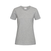 Футболка Stedman Comfort-T Women, бавовна 185 г/м2, сіра меланж (GYH), L