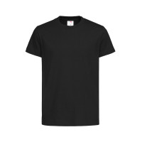 Футболка дитяча Stedman Classic Junior, бавовна 155 г/м2, чорна (BLO), XL