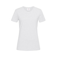 Футболка Stedman Classic Women бавовна 155 г/м2, сіра (ASH), M