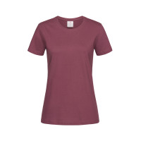 Футболка Stedman Classic Women бавовна 155 г/м2, бордова (BGR), S