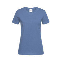 Футболка Stedman Classic Women бавовна 155 г/м2, синя (DMB), S
