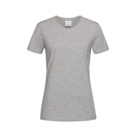 Футболка Stedman Classic Women бавовна 155 г/м2, сіра меланж (GYH), XL