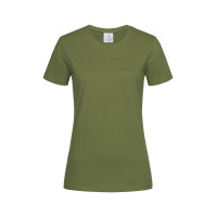 Футболка Stedman Classic Women бавовна 155 г/м2, оливкова (HGR), XXL