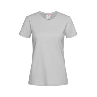 Футболка Stedman Classic Women бавовна 155 г/м2, сіра (SGY), S