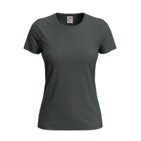 Футболка Stedman Classic Women, бавовна 155 г/м2, темно-сіра (SLG), M
