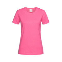 Футболка Stedman Classic Women бавовна 155 г/м2, рожева (SPK), M