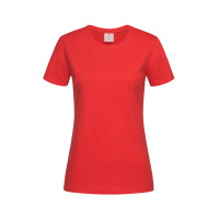 Футболка Stedman Classic Women бавовна 155 г/м2, червона (SRE), L