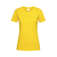Футболка Stedman Classic Women бавовна 155 г/м2, жовта (SUN), S