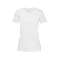 Футболка Stedman Classic Women бавовна 155 г/м2, біла (WHI), 3XL