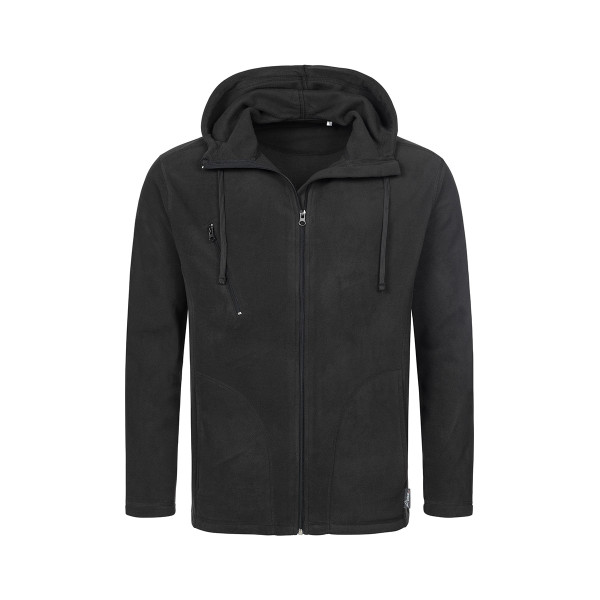 Active Hooded Fleece Jacket, M