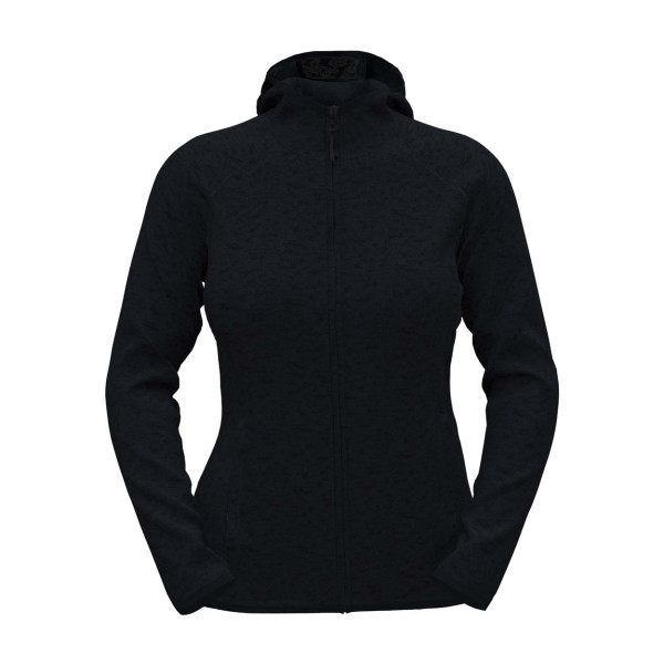 Hooded Knitfleece Jacket, XS Lux