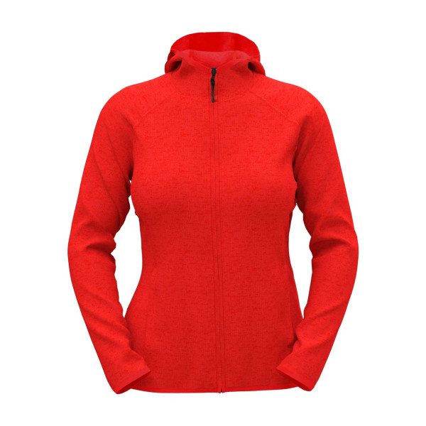 Hooded Knitfleece Jacket Lux