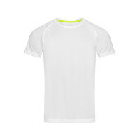 Футболка чоловіча Active Raglan, бавовна 140 г/м2, біла (WHI), L