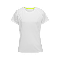 Футболка жіноча Active Raglan, бавовна 140 г/м2, біла (WHI), M