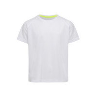 Футболка спортивна дитяча Active Raglan, 140 г/м2, біла (WHI), L