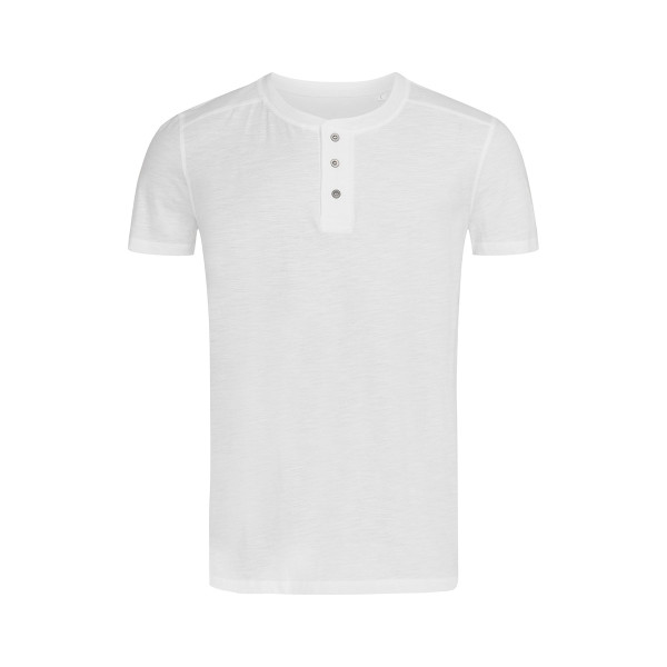 SHAWN Henley T-shirt, M