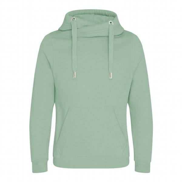 Cross Neck Hoodie, M