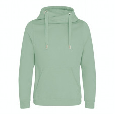 Cross Neck Hoodie, XXL