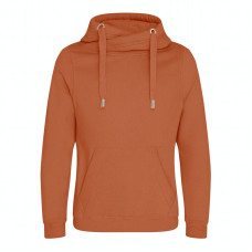 Cross Neck Hoodie, M