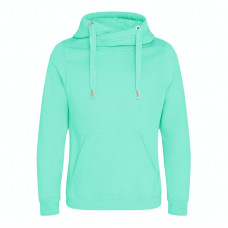 Cross Neck Hoodie, M