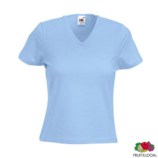 Футболка 'Lady-Fit V-Neck' M (Fruit of the Loom)*