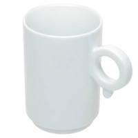 Чашка порцелянова 'Auris' 250 мл повністю глянцева