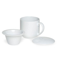 Набір керамічний для чаю 330 мл повністю глянцевий