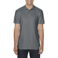 SOFTSTYLE® ADULT DOUBLE PIQUE POLO, XL