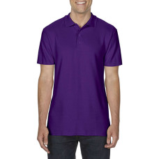 SOFTSTYLE® ADULT DOUBLE PIQUE POLO, M