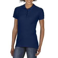 SOFTSTYLE® LADIES` DOUBLE PIQUE POLO, L