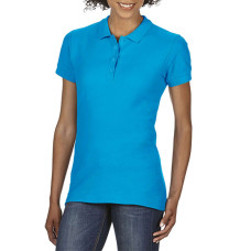 SOFTSTYLE® LADIES` DOUBLE PIQUE POLO, L