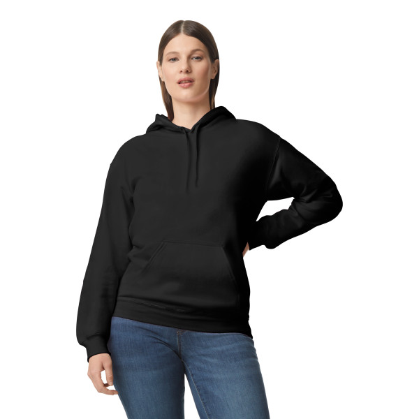 SOFTSTYLE® MIDWEIGHT FLEECE ADULT HOODIE, L